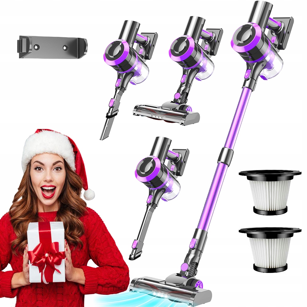 Mocny Odkurzacz Pionowy 400W Z Silnikiem Bezszczotkowym Dla Całego Domu