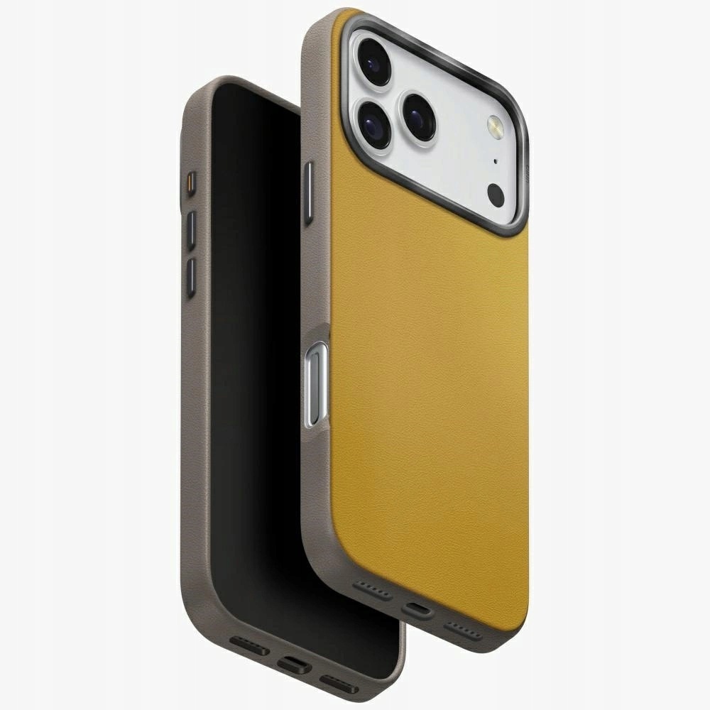 Pouzdro Uniq Lyden Ds pro iPhone 17 Pro Max Magclick Charging žluto-šedé