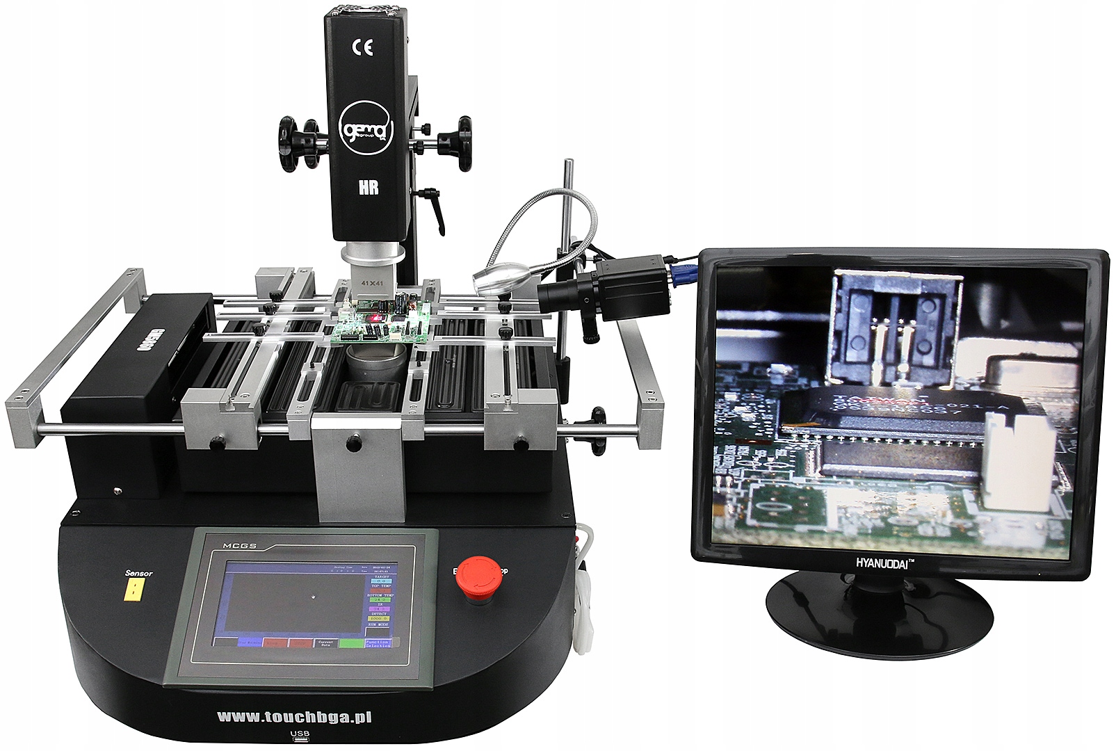 Pájecí Stanice Bga GM5860L 5,45 kW Kamera LCD