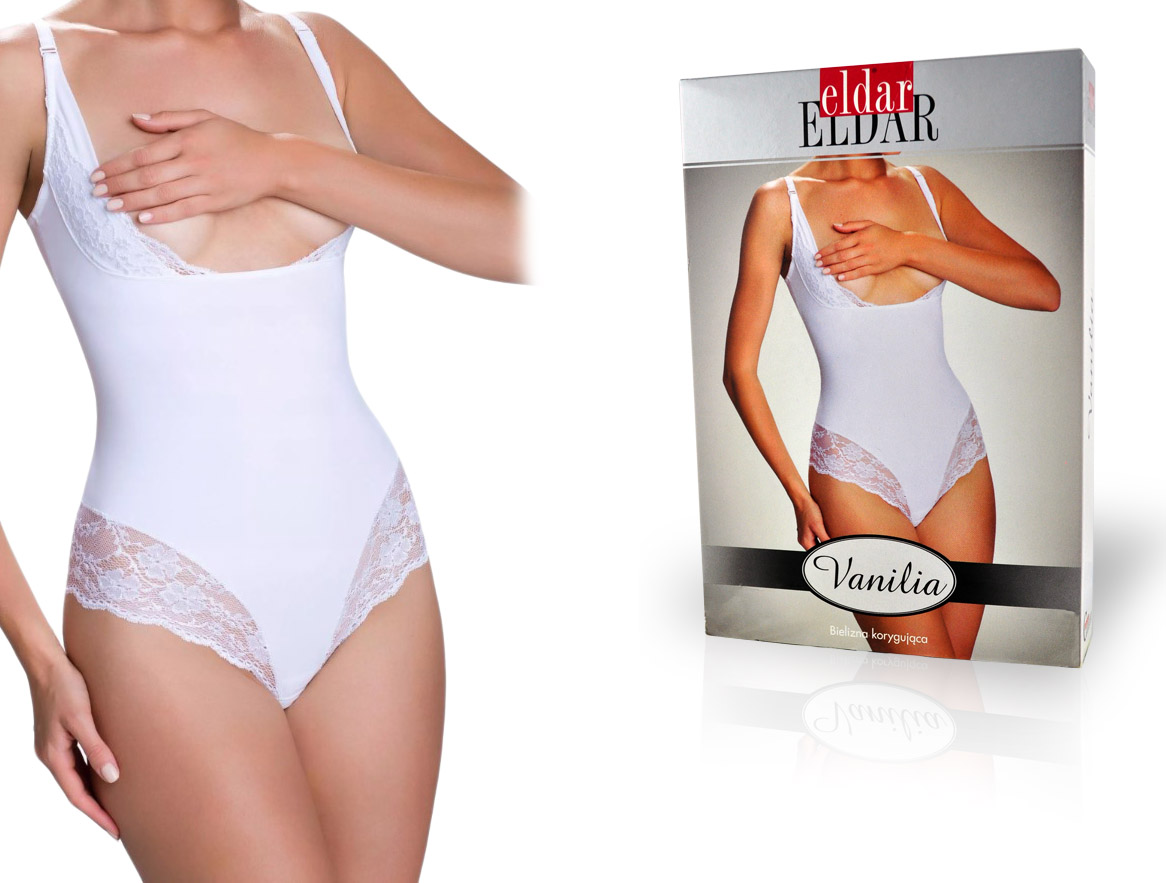 

body wyszczuplające Eldar Vanilia , Białe , S