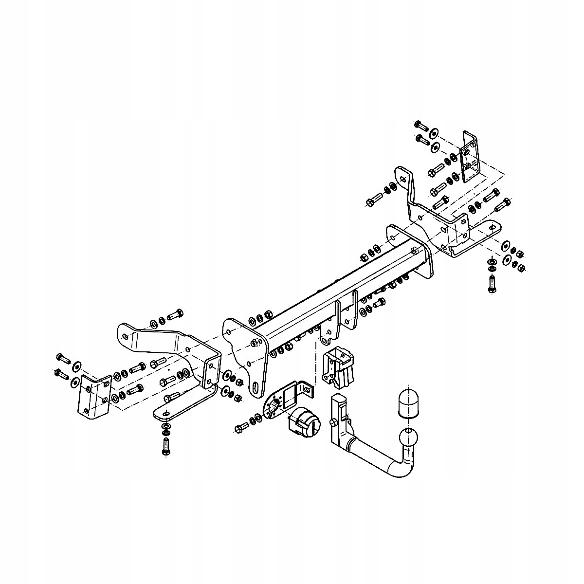 Hak holowniczy Wypinany Opel Antara 1 I SUV 07-15 MODUŁ 13 PIN GRATIS Nowy Producent Steinhof