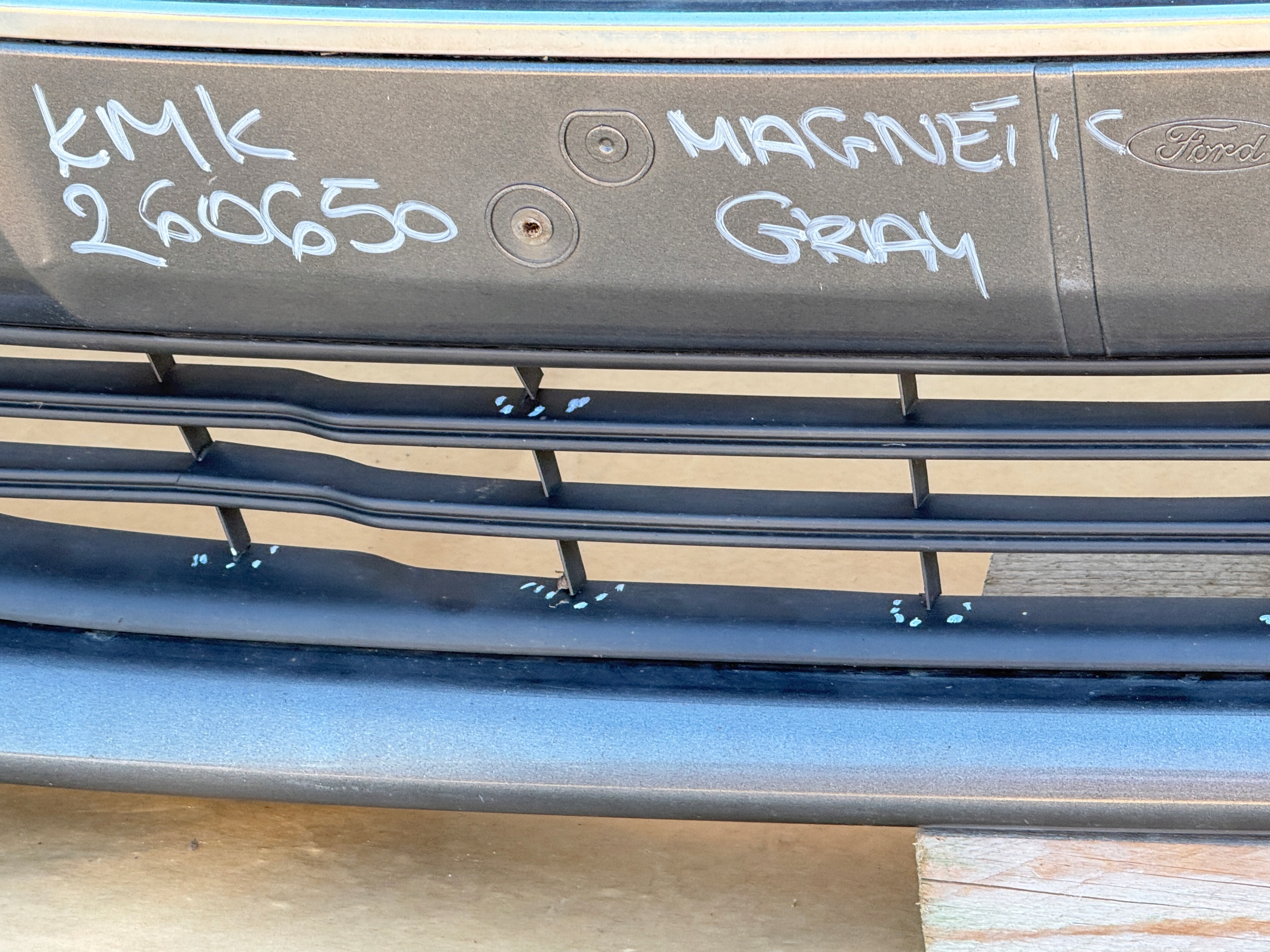 FORD FIESTA MK7 LIFT 2012-2017 bumper front MAGNETIC GRAY original
