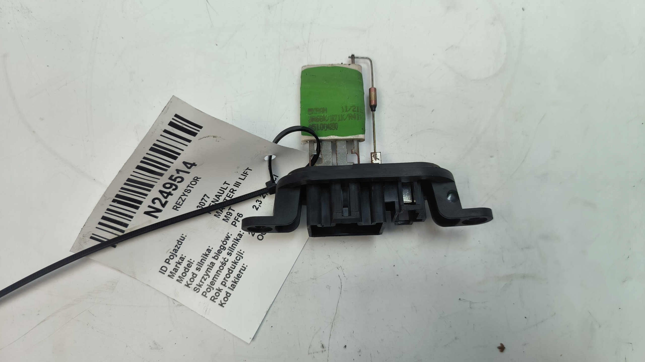 gebläsewiderstand A51004200 RENAULT MASTER III LIFT