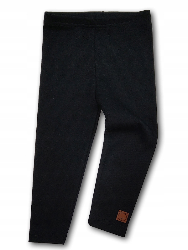 

Legginsy leginsy w prążki getry czarne 62