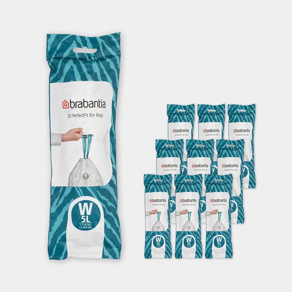 Levně PerfectFit sáčky 5L (w) do odpadkového koše multipack 200 pytlů (10x20)