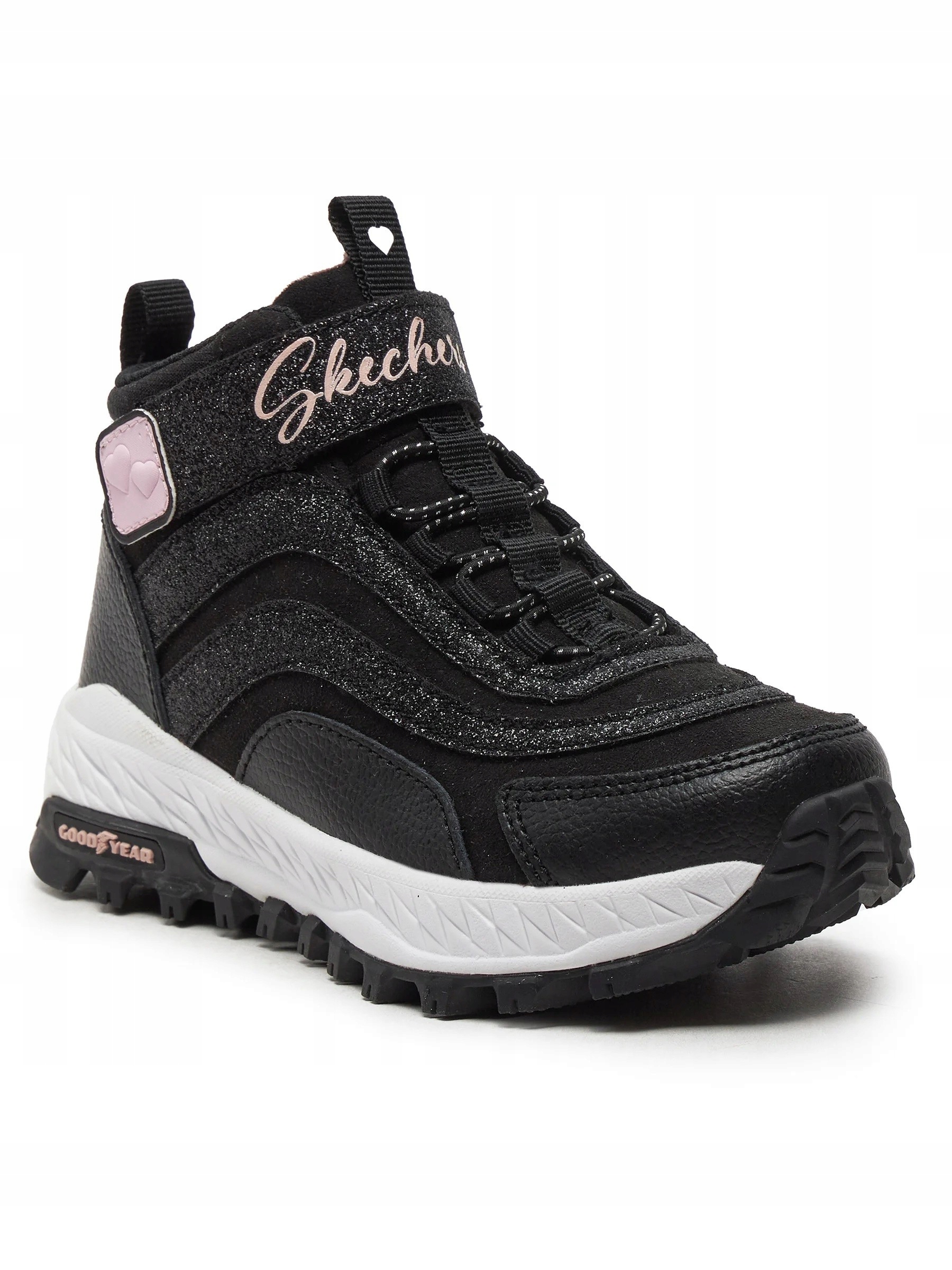 Buty młodzieżowe Skechers Fuse Tread Wild Adventure czarne 302948L Blk