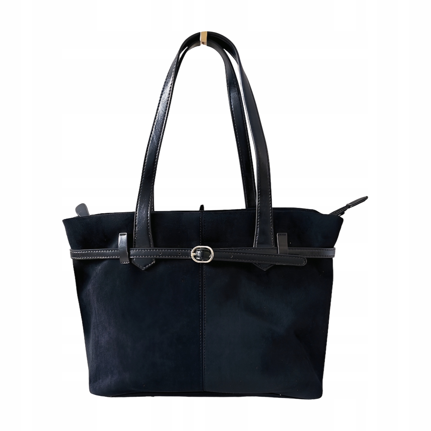 Ines Delaure kabelka shopper černá ekosemiš