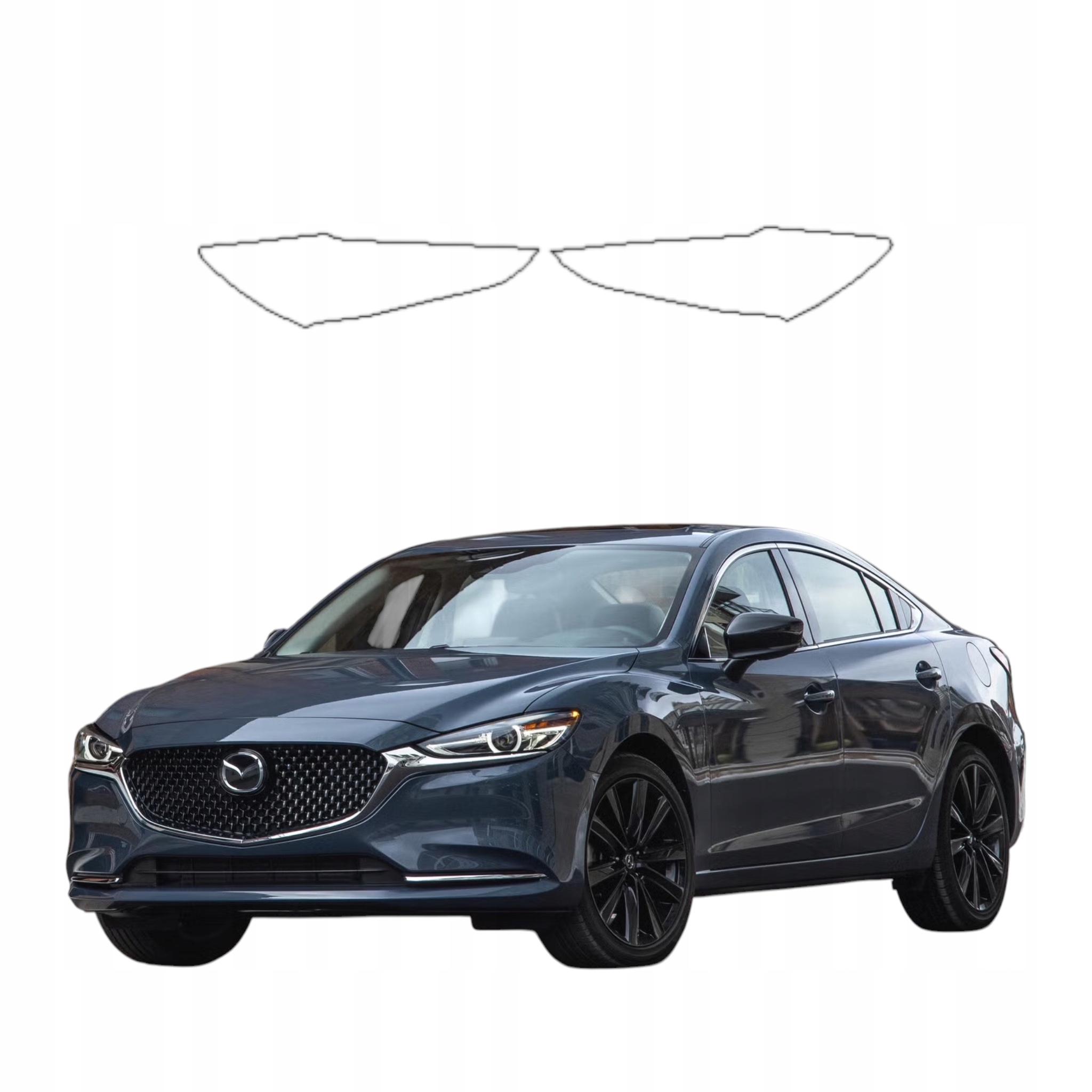Fólie bezbarvá na světlomety pro Mazda 6 Gj Facelift (2018-)