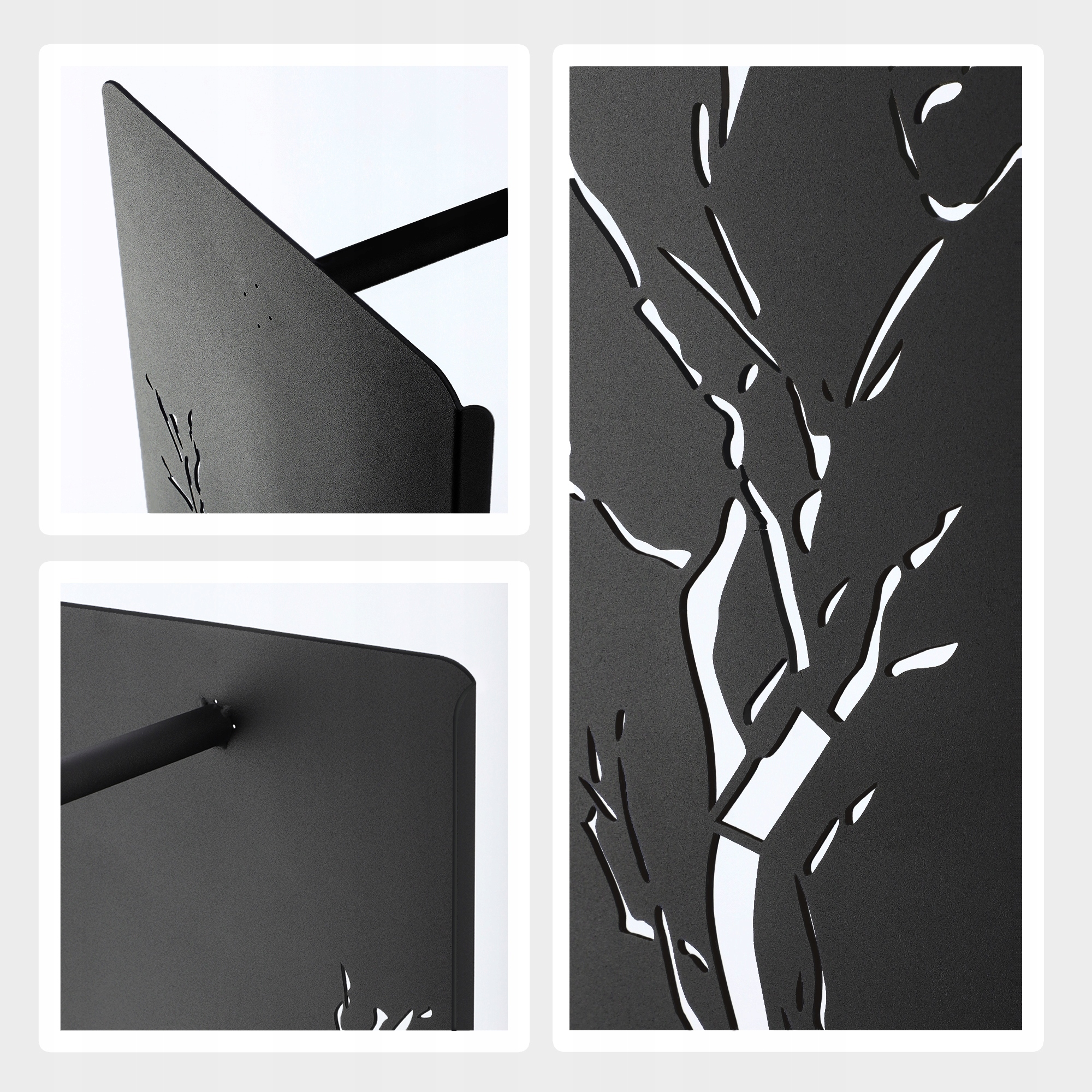 STOJAK NA DREWNO KOMINKOWE OPAŁOWE METAL MAT 90 CM Wysokość produktu 91 cm