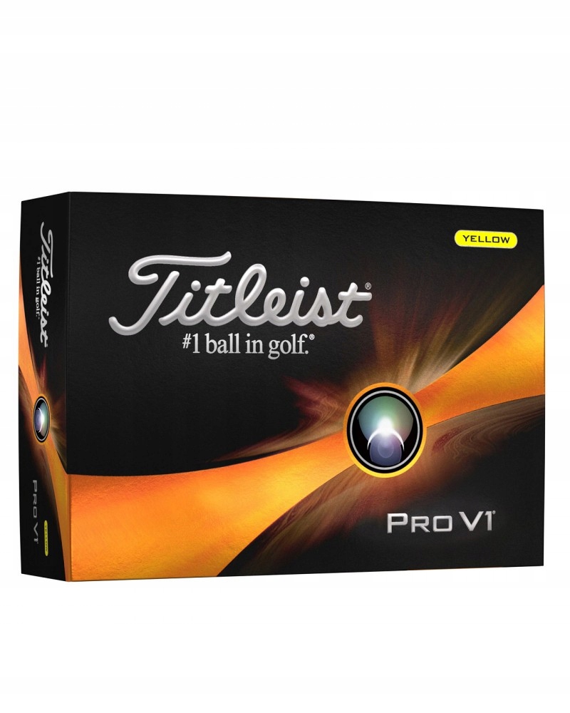 TITLEIST 2023 PRO V1 YELLOW 12B