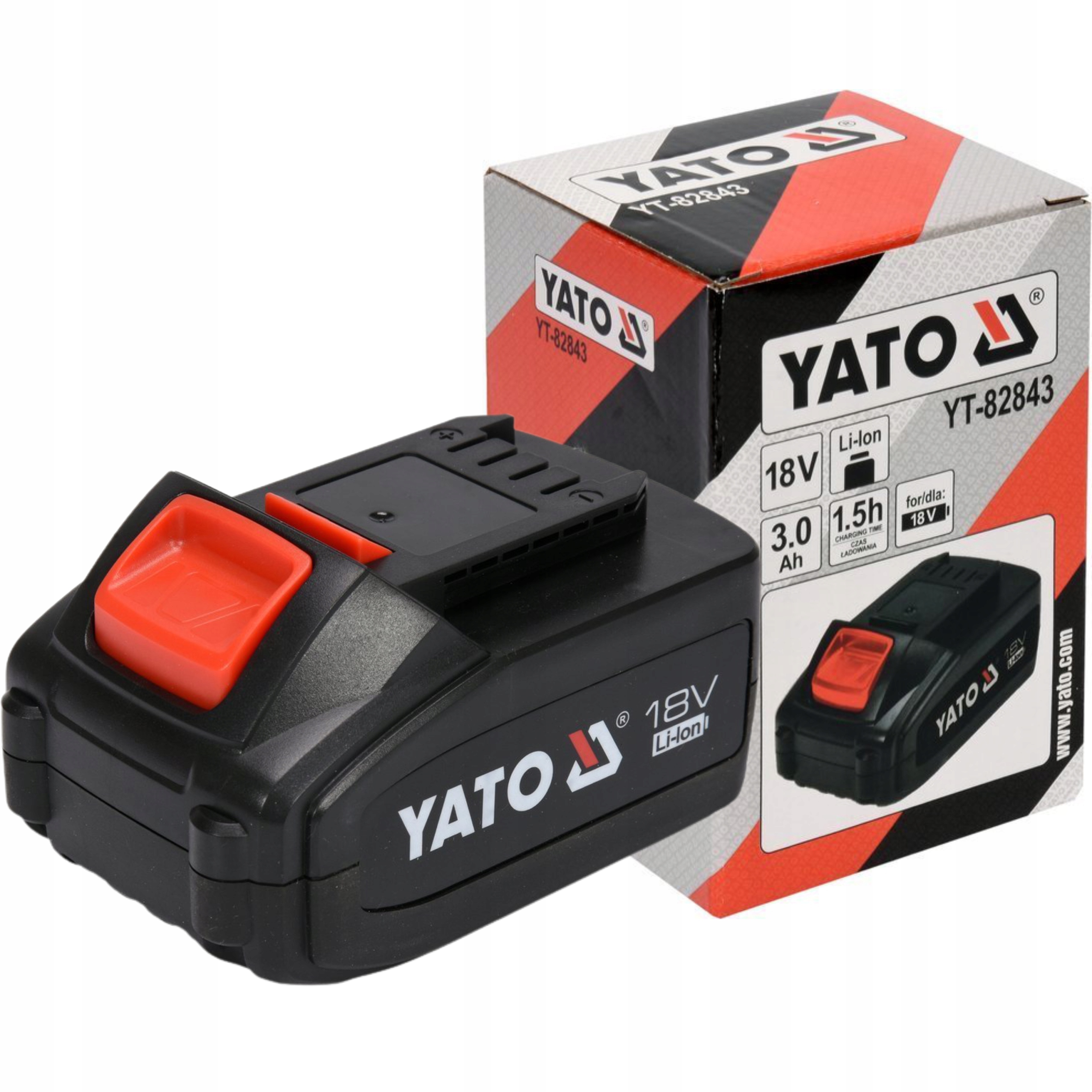 

Yato Akumulator Bateria Li-ion 3,0Ah 18V YT-82843