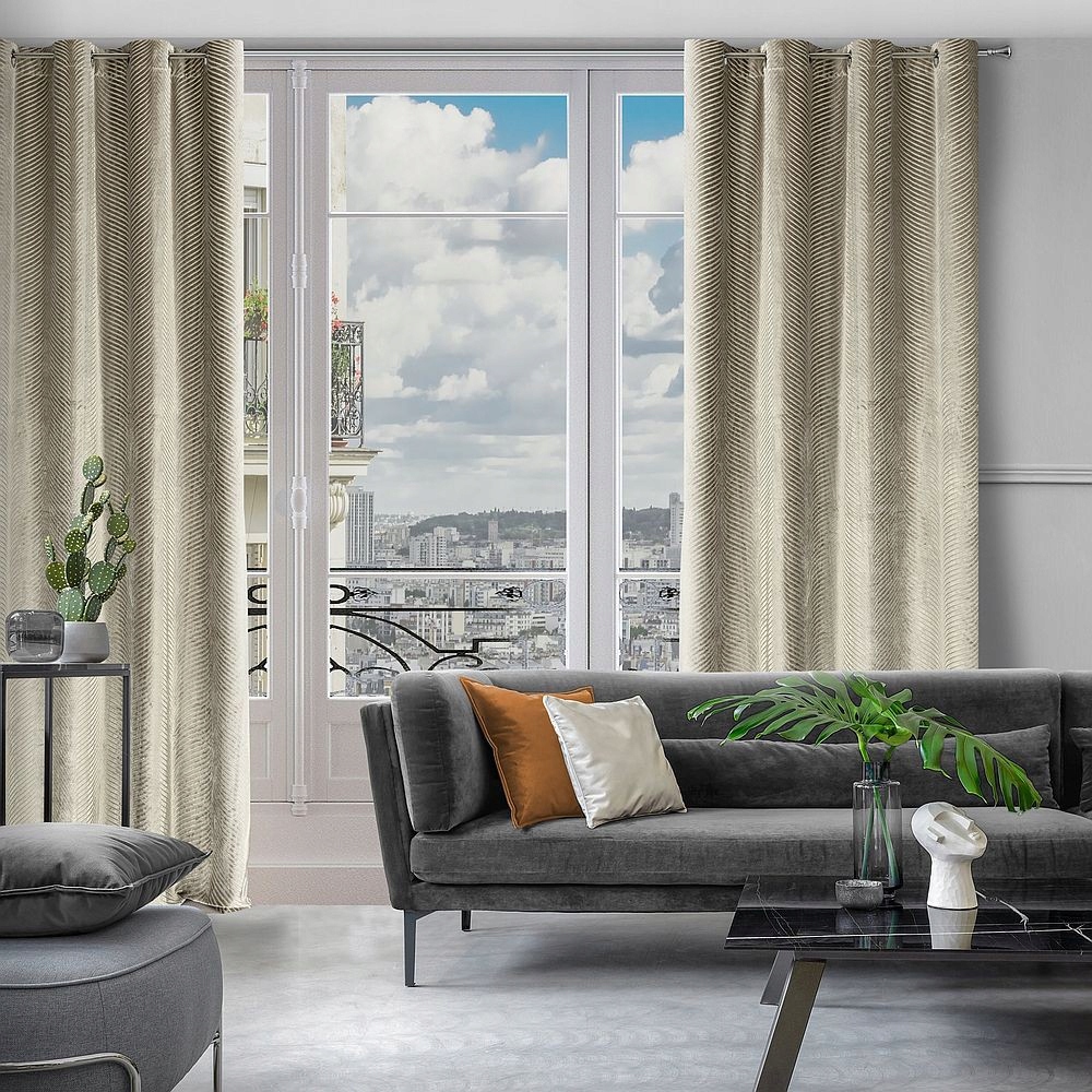 GOTOWE ZASŁONY NA KÓŁKACH 140X250