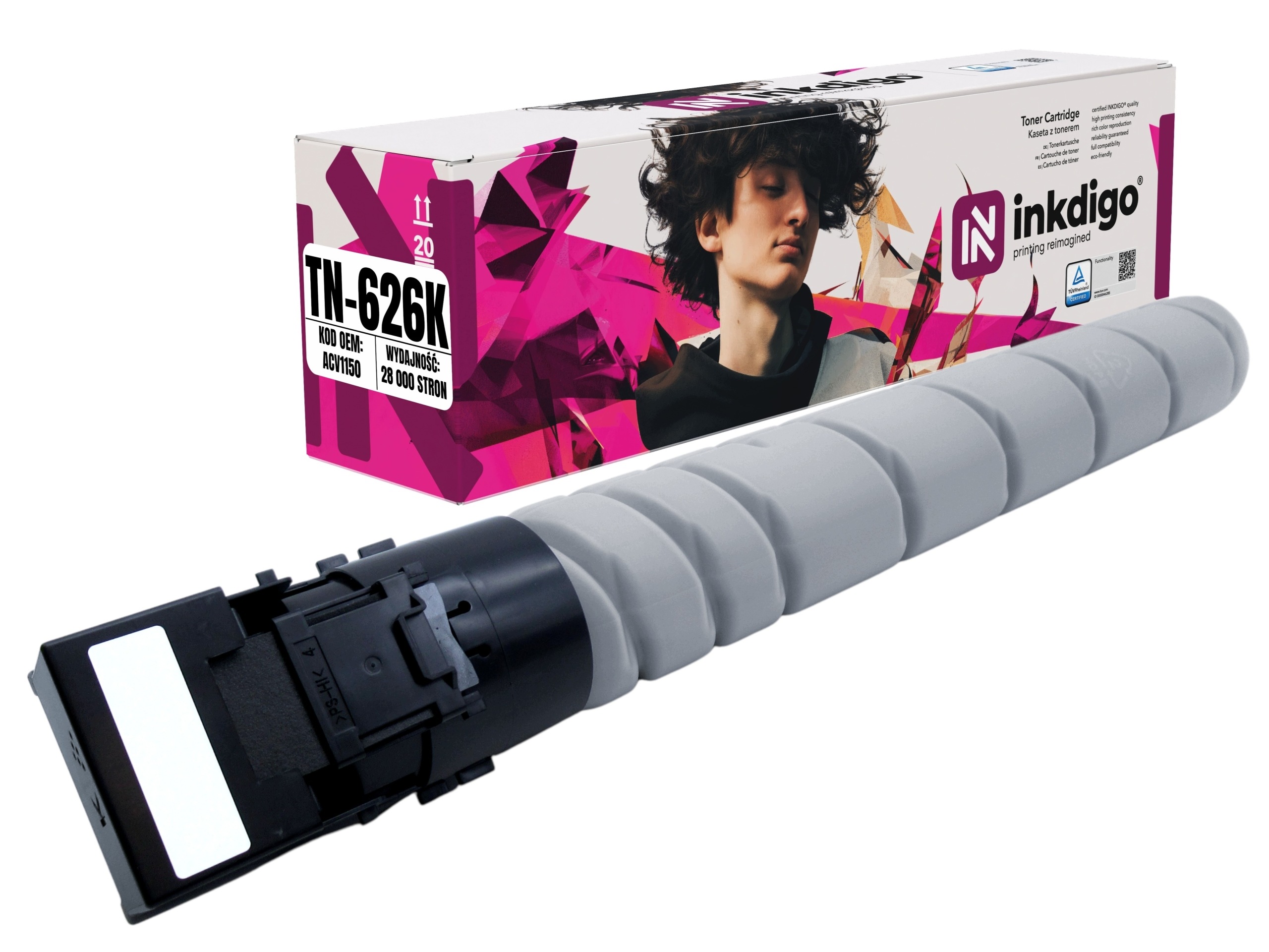 Toner TN626K pro Konica Minolta Bizhub C450i C451i C550i C551i C650i C651i