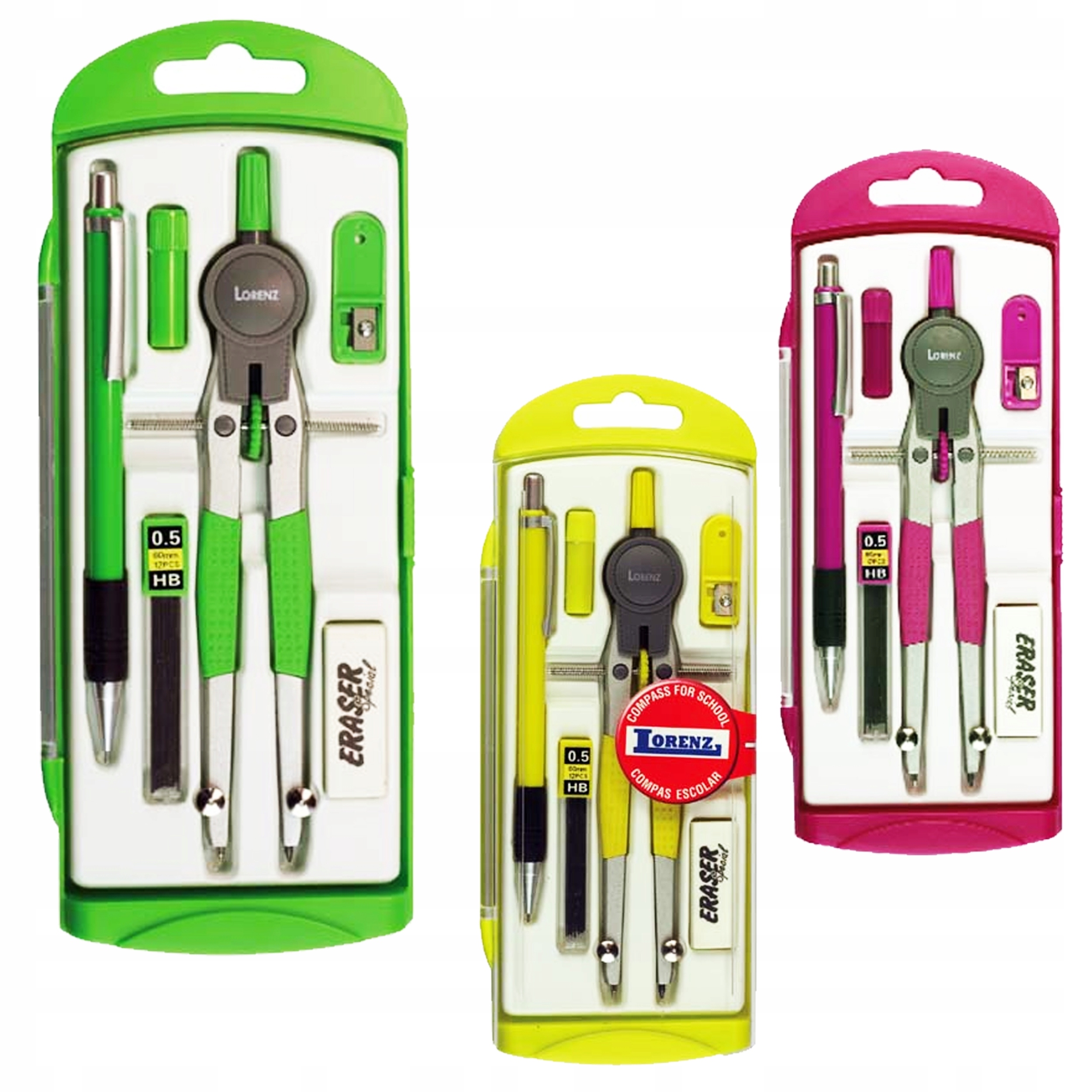 CYRKIEL METALOWY GRIP DUŻY ZESTAW 6 ELEMENTÓW 606/S LORENZ MIX 1szt. Stan opakowania oryginalne