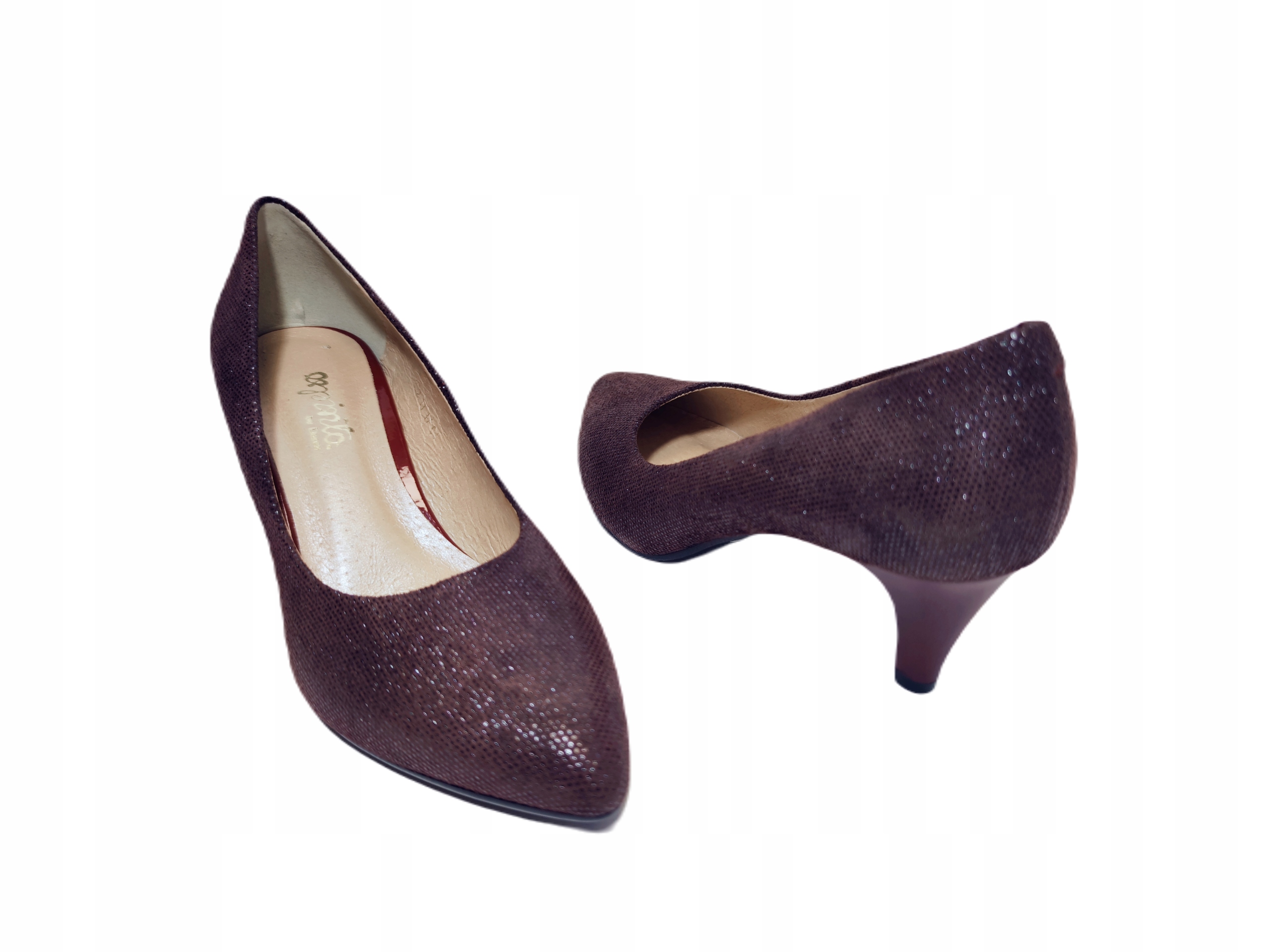 klasika pohodlné lodičky Espinto bordo c-382 vel.41