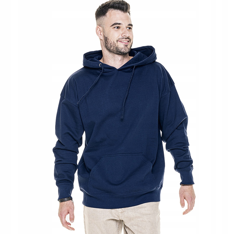Mikina S Kapucí [L] Unisex tmavě modrá Mikina