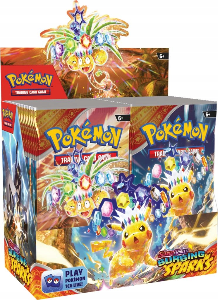 Pokémon TCG: Surging Sparks - Booster Display (36 boosterów) NOWY FOLIA