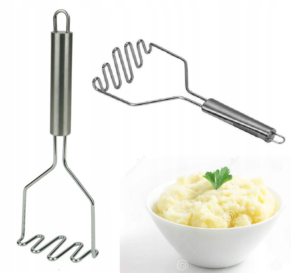 PRASKA ZIEMNIAKÓW WARZYW TŁUCZEK UBIJAK UGNIATACZ