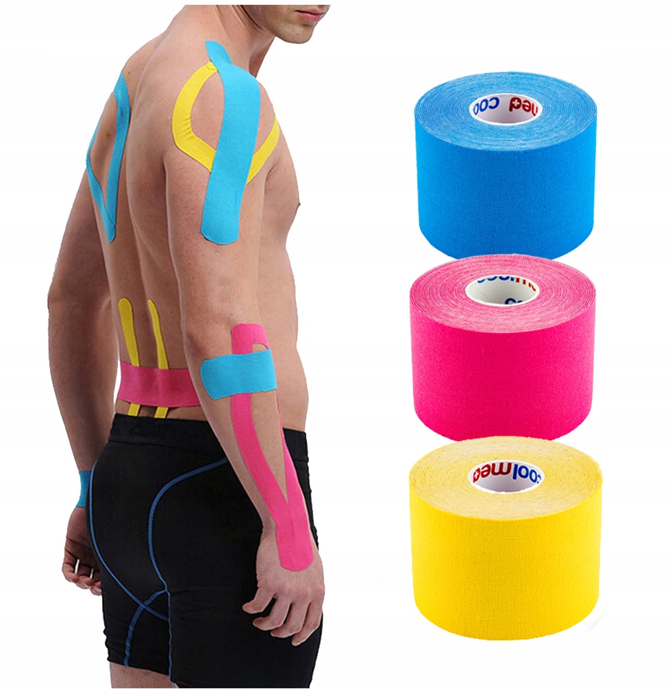 KINESIOTAPING PLASTRY TEJPY TAPE TAŚMA MEDYCZNA Rodzaj elastyczne