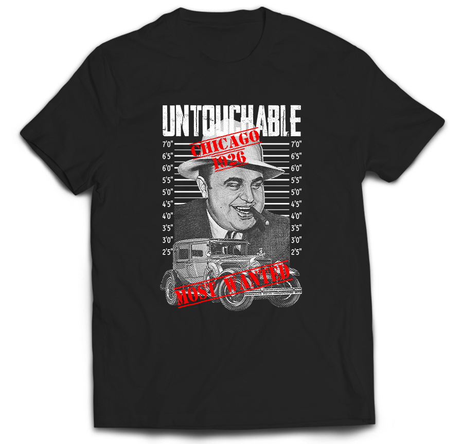 

T-shirt Mafia Crime Chicago Al Capone Gangster 3XL