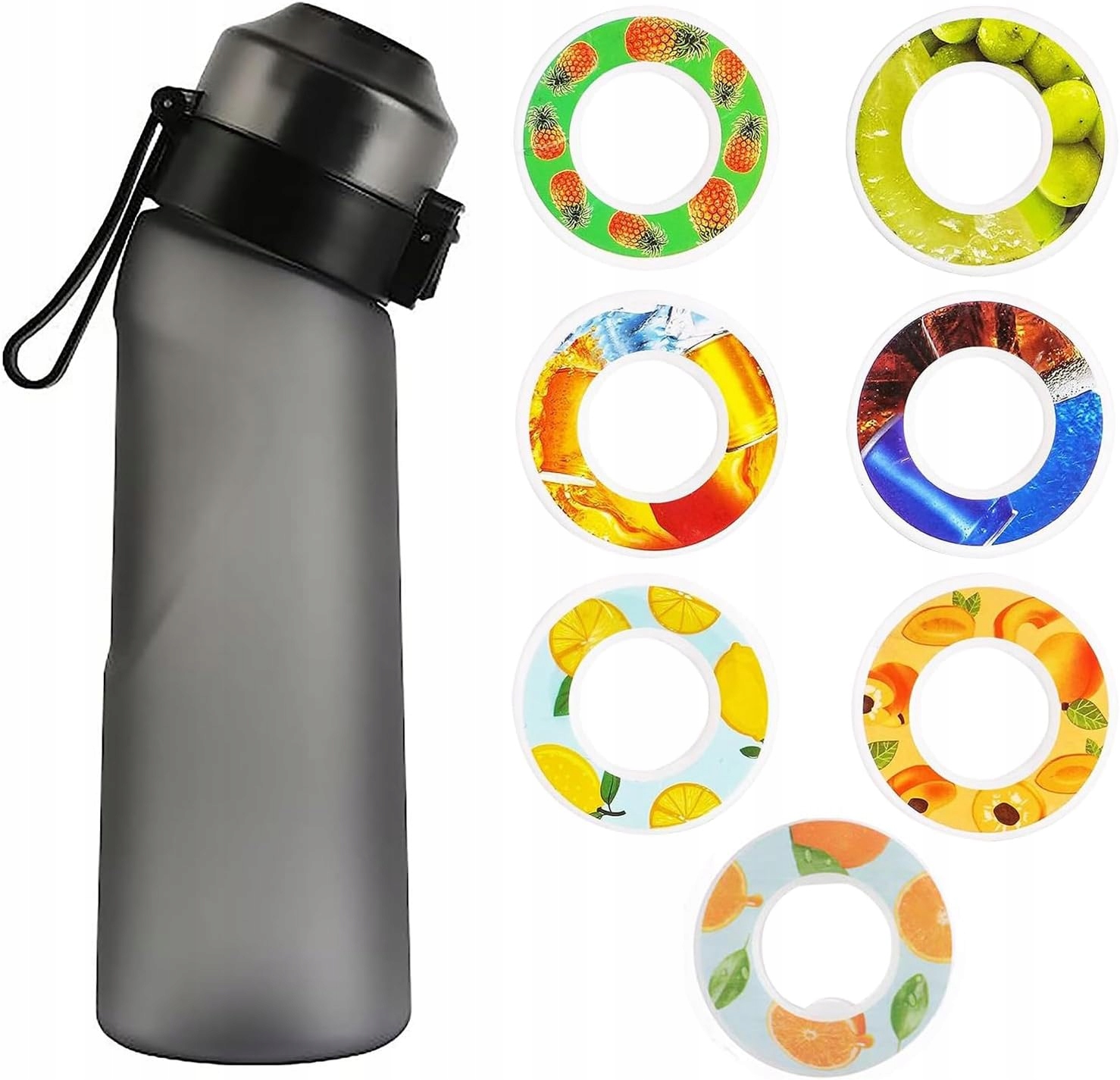 Vonný hrnek 650 ml Láhev na vodu s vůní 7 příchutí