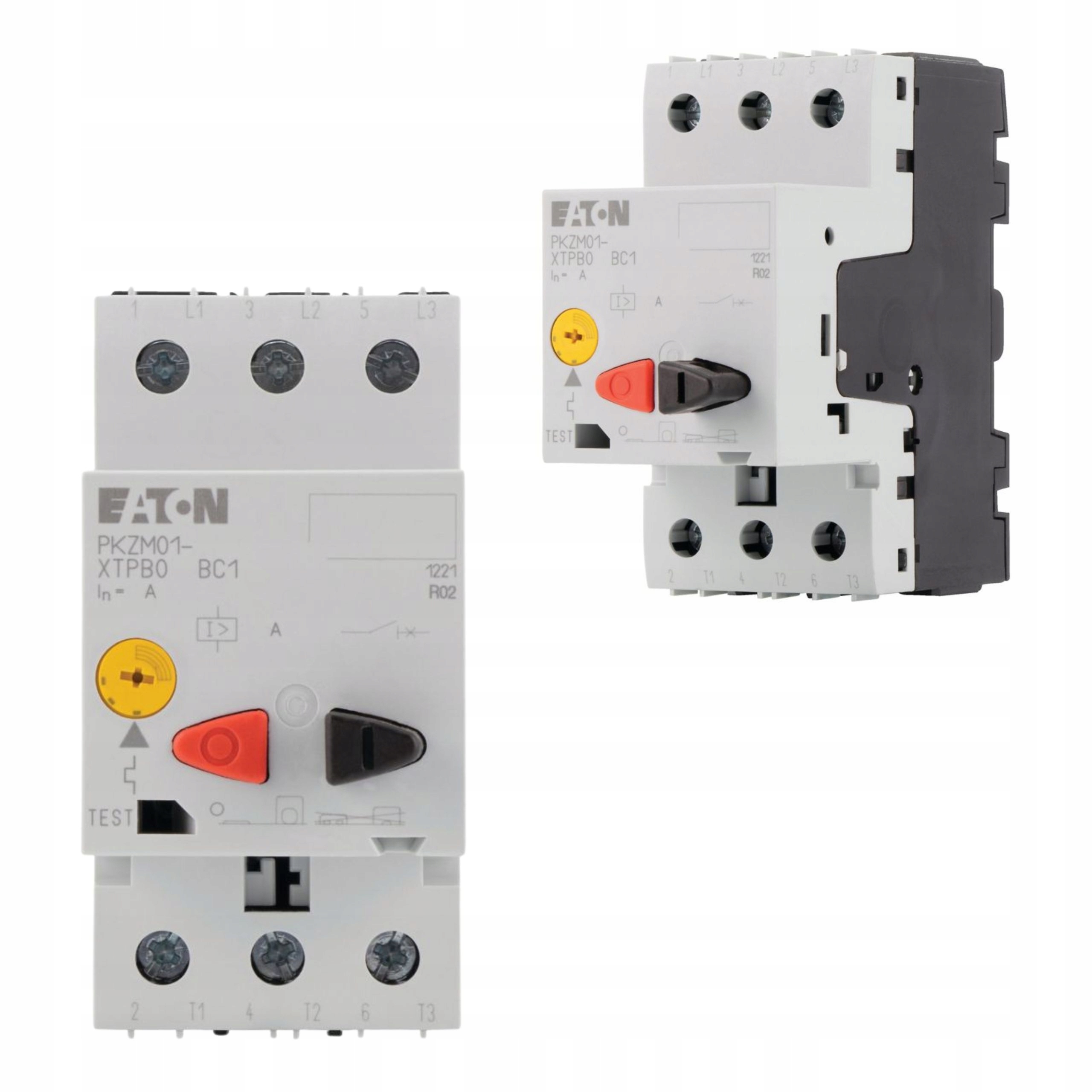 Spínač motoru s tlačítkem PKZM01-6,3 4-6,3A 3P 278483 Eaton Electric