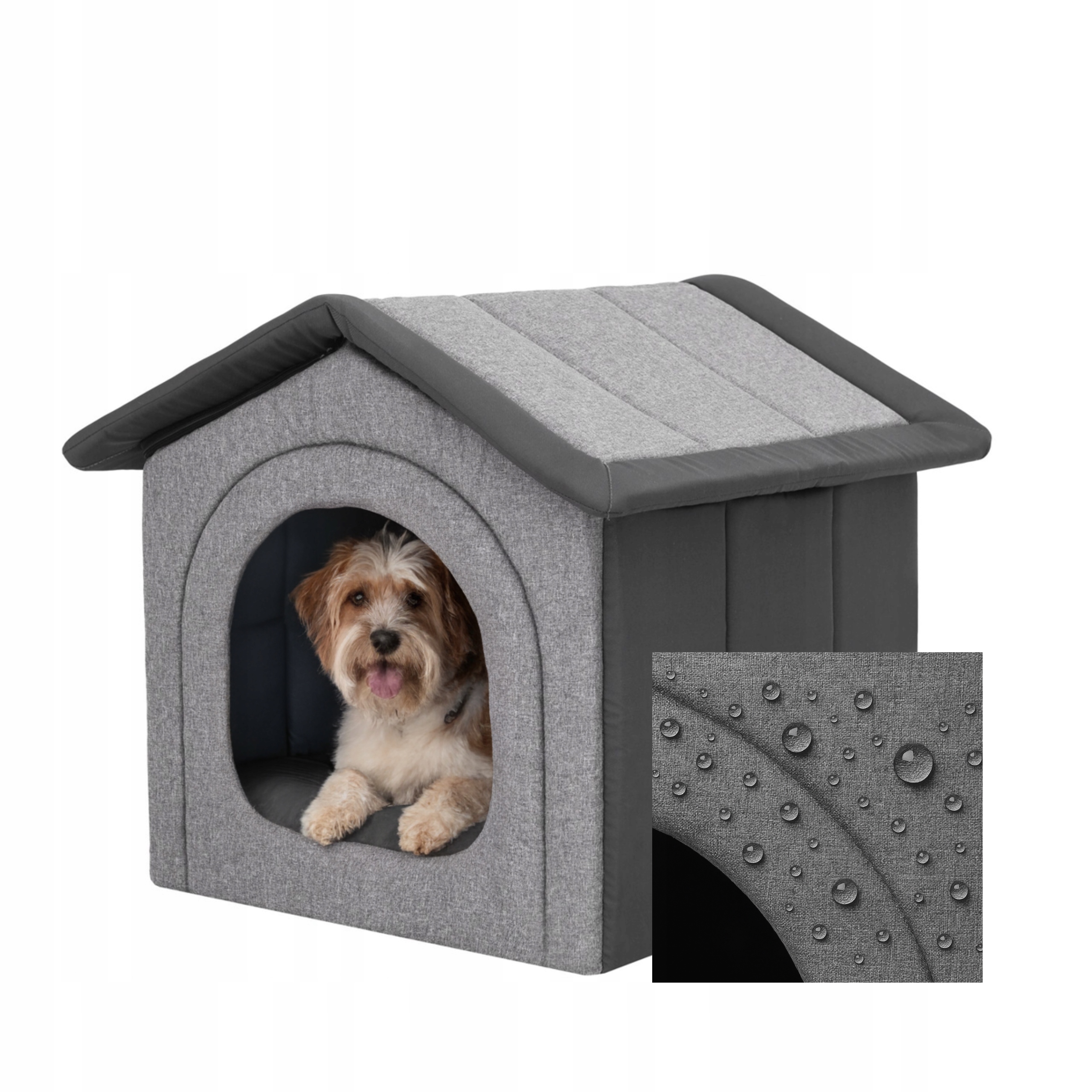 Bouda pro psa – Bouda pelíšek pro psa, Domeček Zateplený, pelíšek 72x76x74 cm