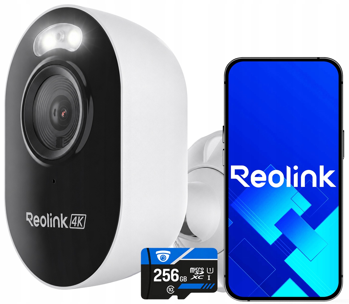 Ip kamera 8MPx 4K venkovní Noc Reolink E450 WiFi Mikrofon MicroSD 256GB