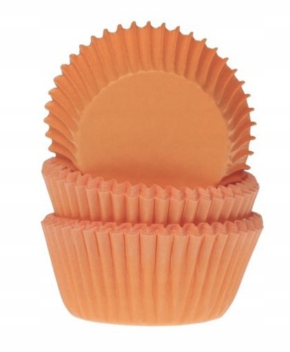 

Papilotki Muffinek babeczki foremki 75szt orange