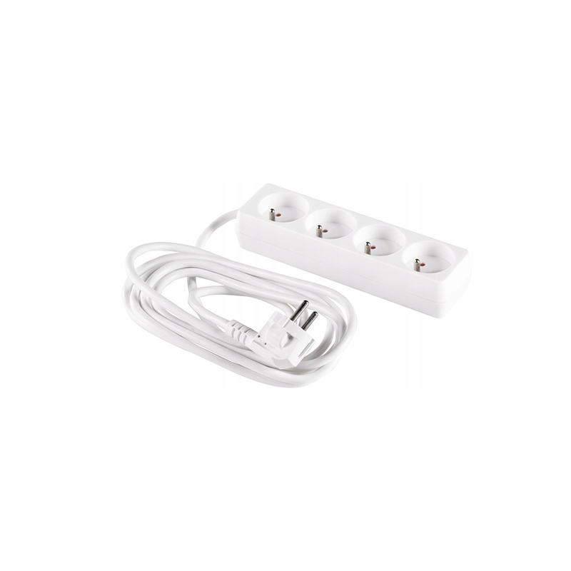 Przedłużacz domowy sieciowy 4 gniazda 3m +0