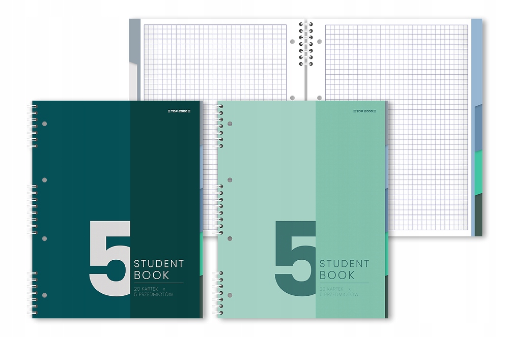 KOŁOZESZYT B5/100K KRATKA TOP STDNTBK 400179521