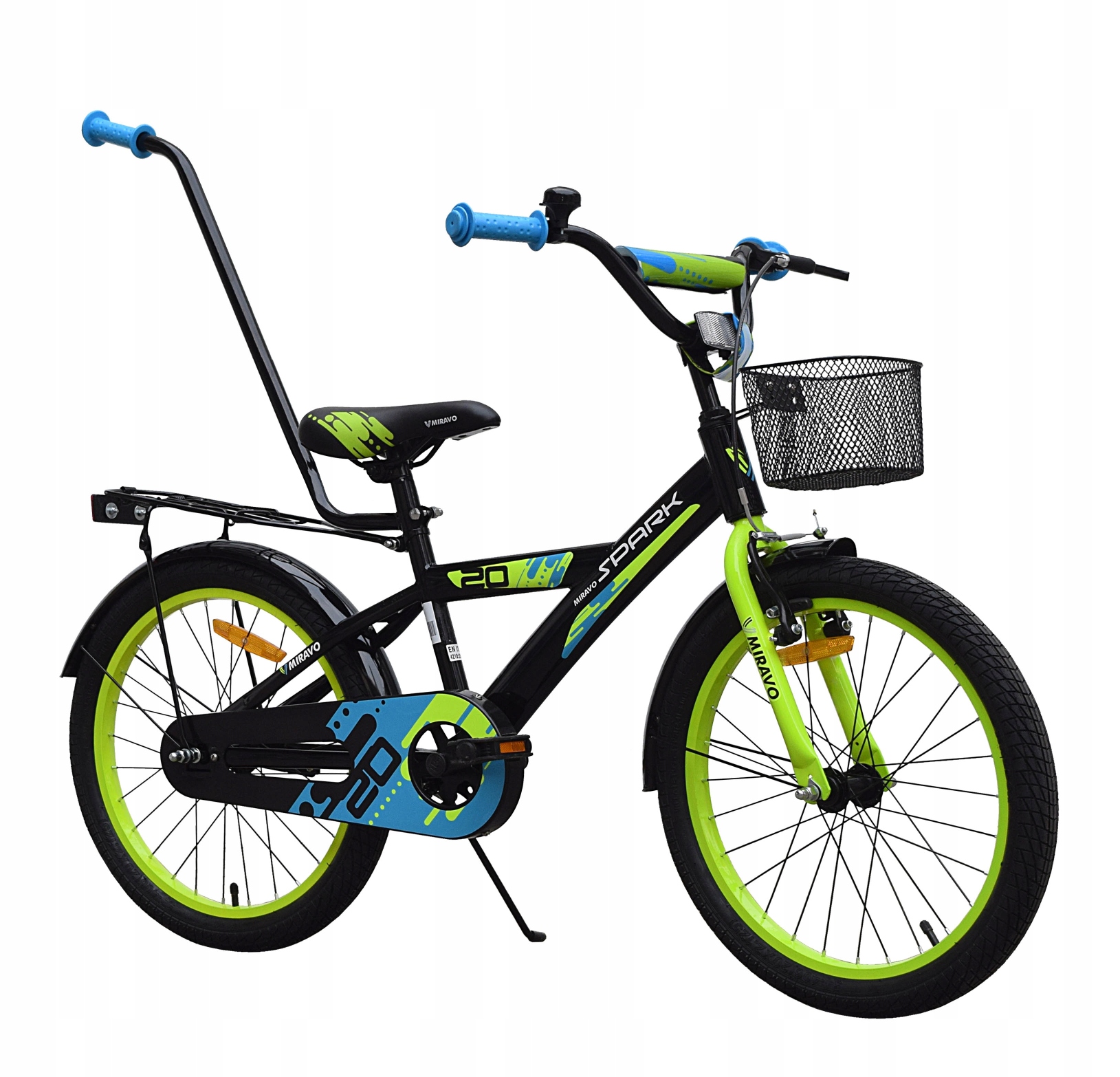 Rowerek Dziecięcy 20 Cali Miravo Rower Dla Chłopca Koszyk I Stopka