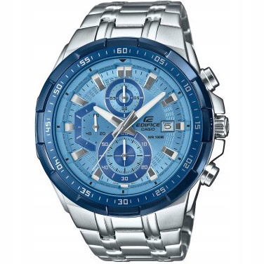 Casio Edifice EFR-539DE-2AVUEF 100 m Stříbrný
