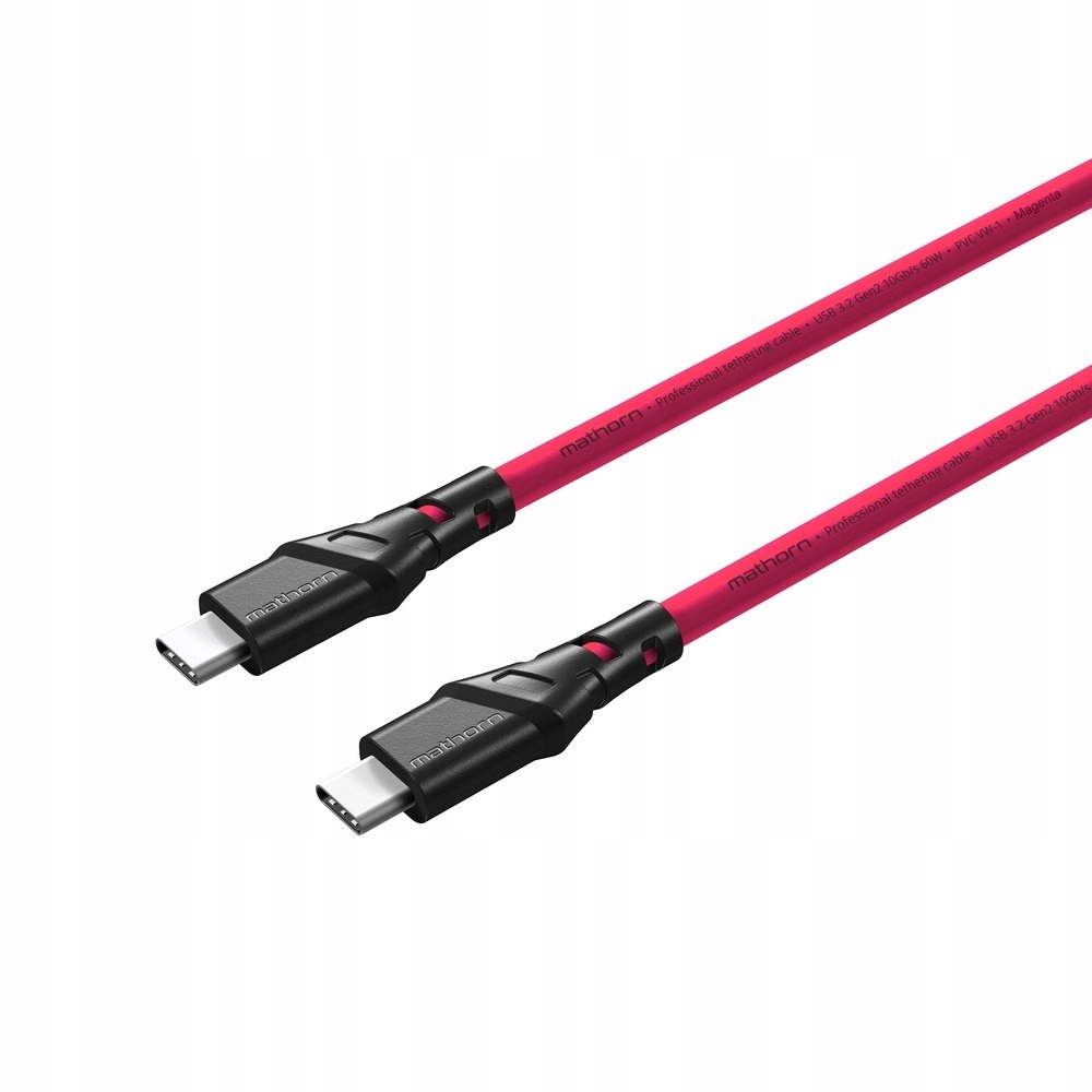 Kabel fotograficzny Mathorn MTC-510M 5 m 10 Gb/s 60 W Magenta