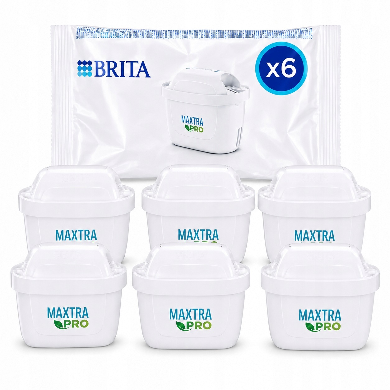 6 ks Filtr Brita Maxtra Pro Filtrační vložka Pure Performance do konvice