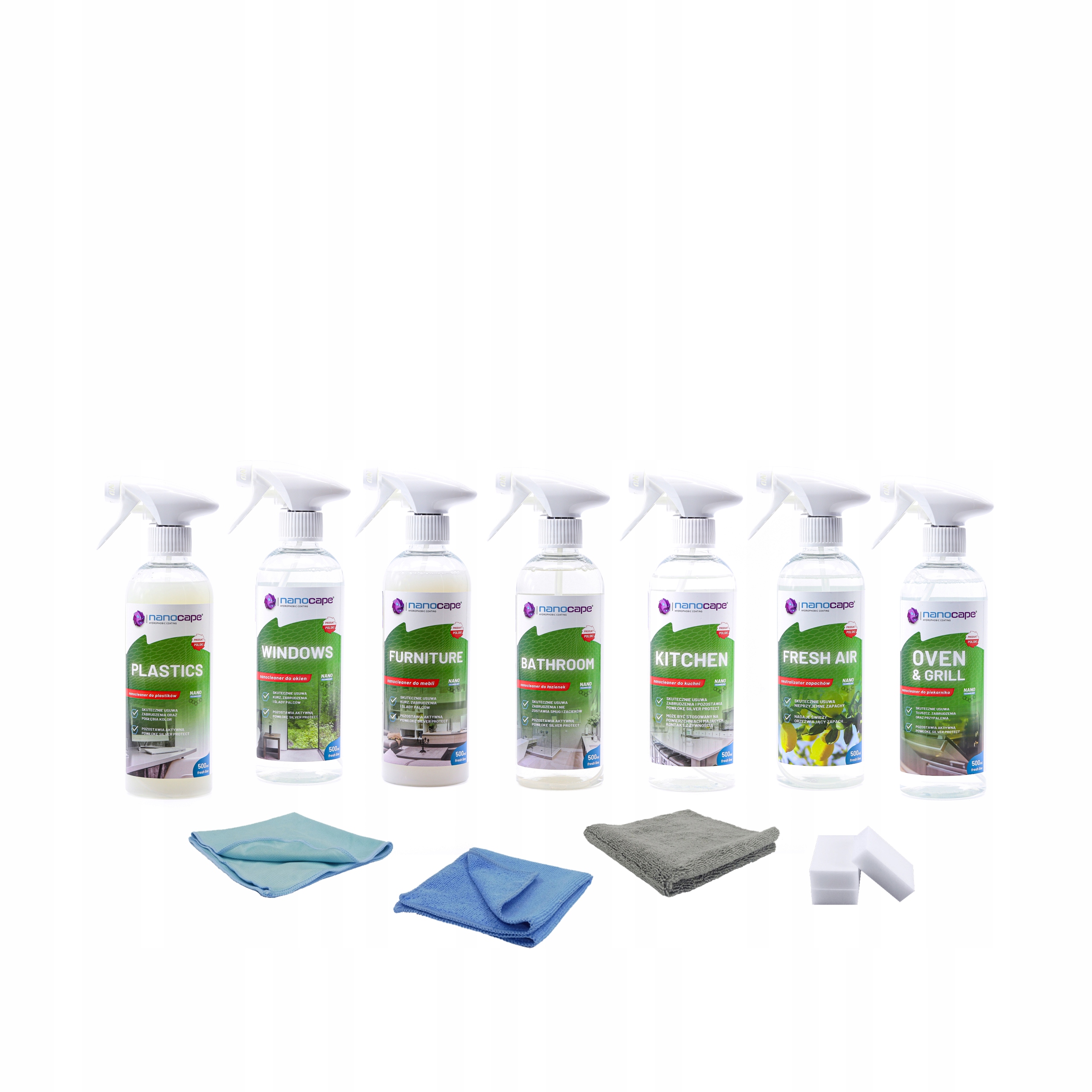 Levně Nanocleaner Box s nanostříbrem pro domácnost Nanocape