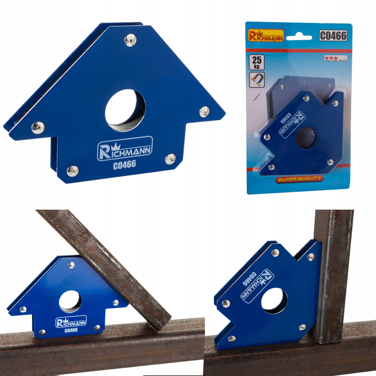 

Kątownik spawalniczy z magnesem udźwig 25kg