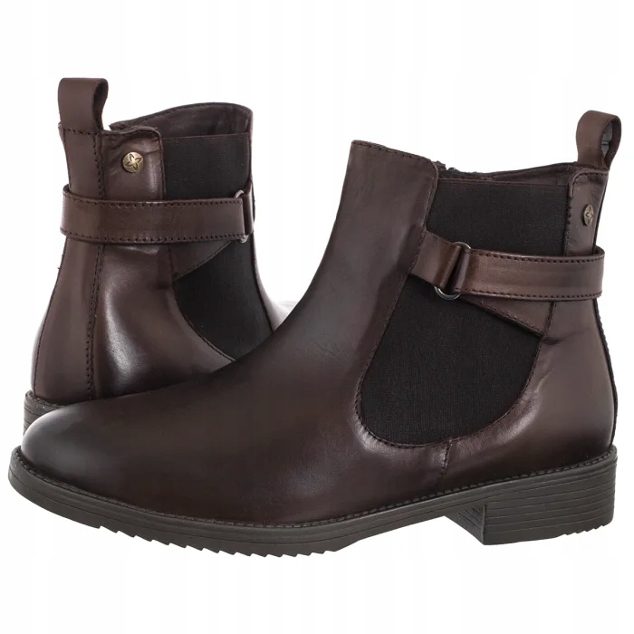 Hnědé Kotníkové Boty boty Maciejka P2132-02/00-9 Hnědé