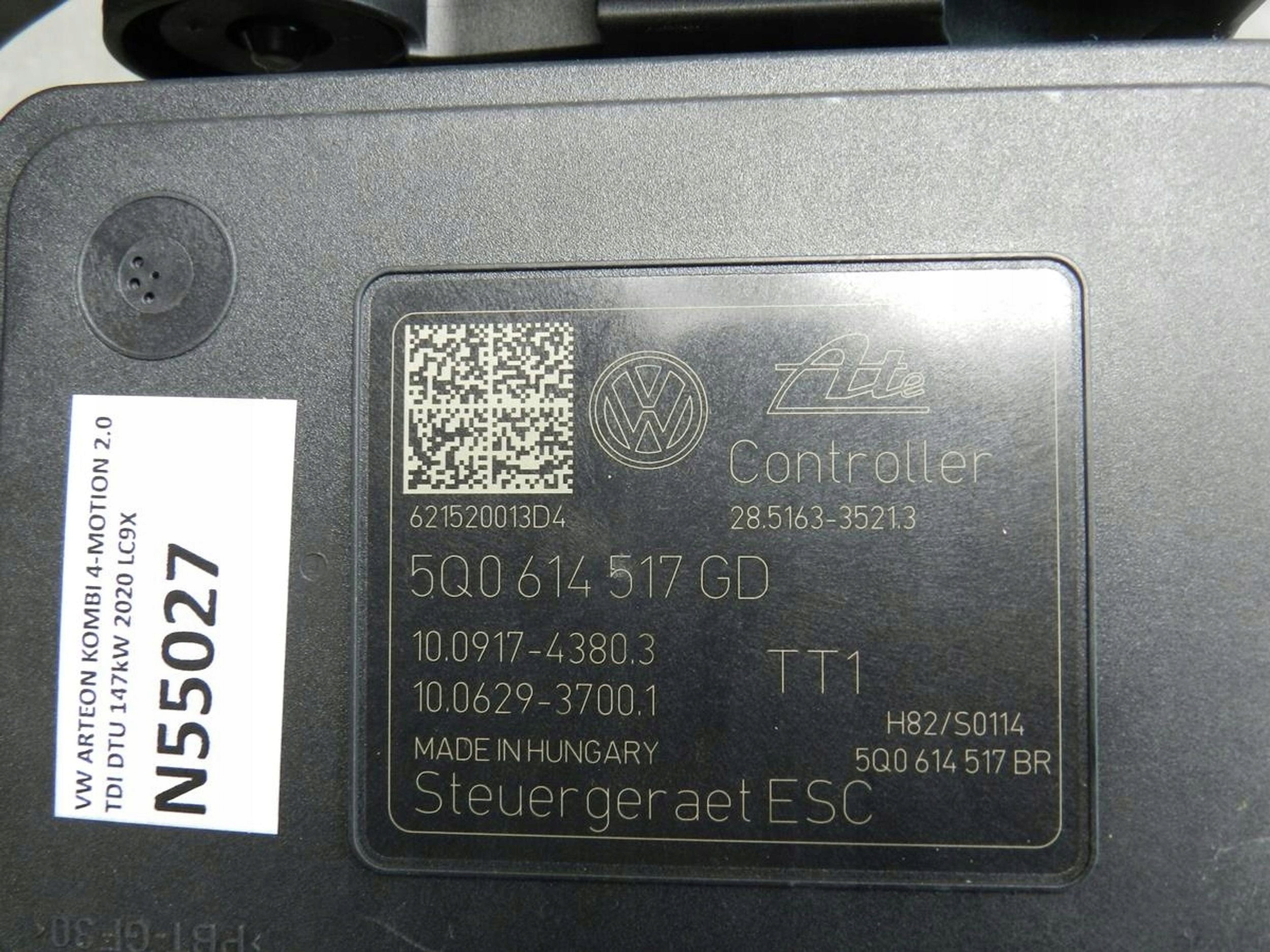 VW ARTEON pump control unit ABS 5Q0614517GD