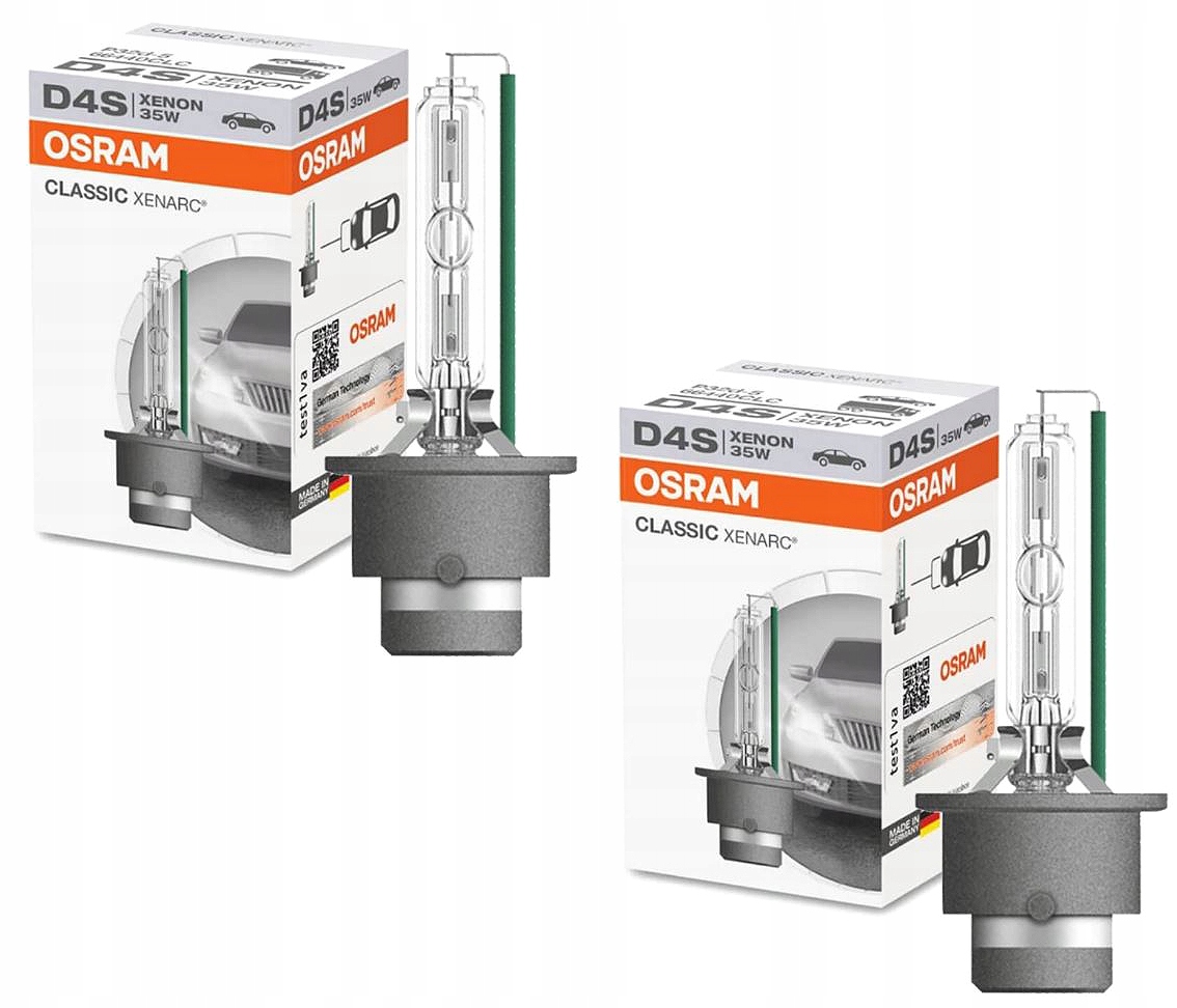 2x Žiarovky Žárovky Xenon D4S Xenon Osram Classic Xenarc 35W P32d-5