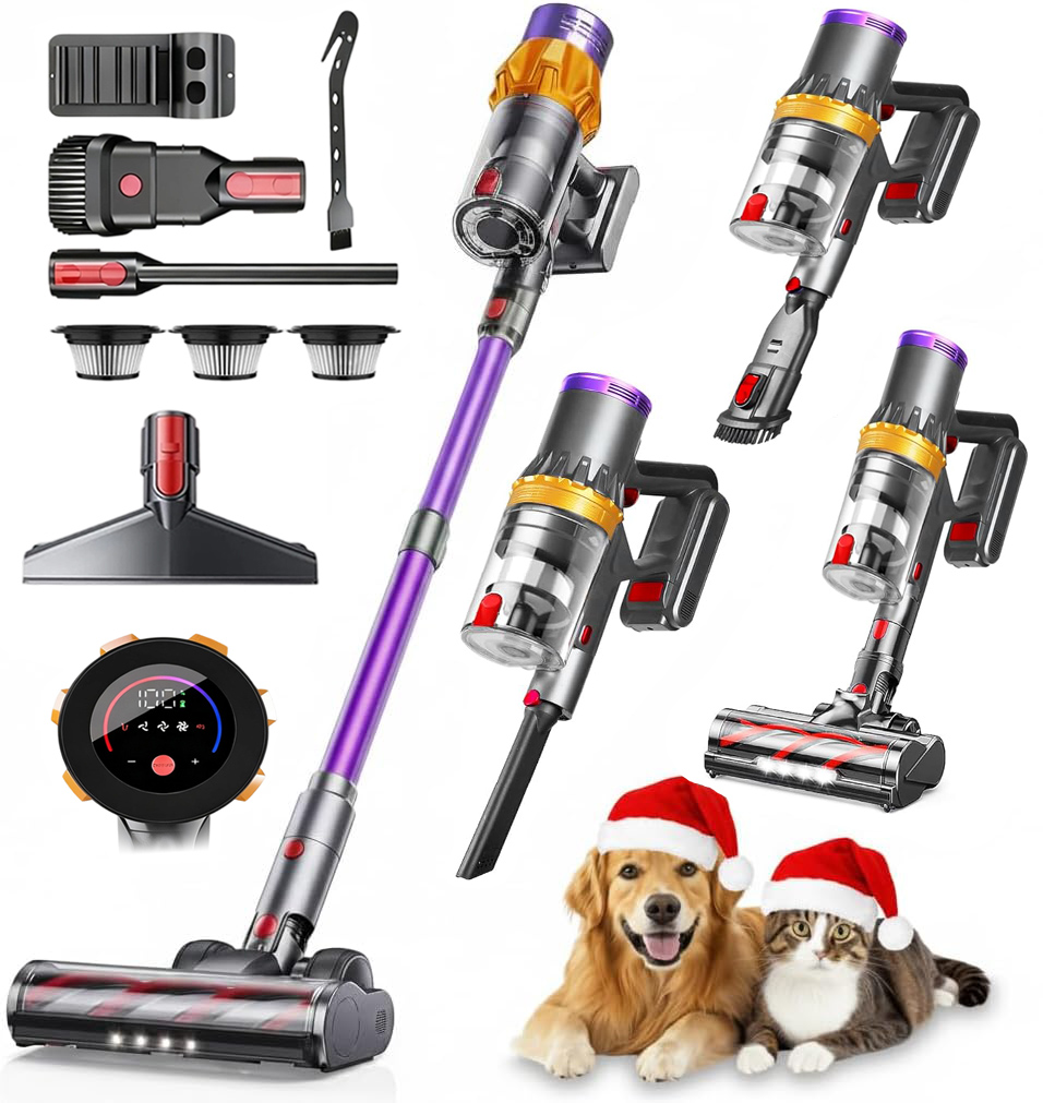 Bezprzewodowy Odkurzacz Pionowy Elite V18 550W Mocny 45 000PA Hepa Zestaw