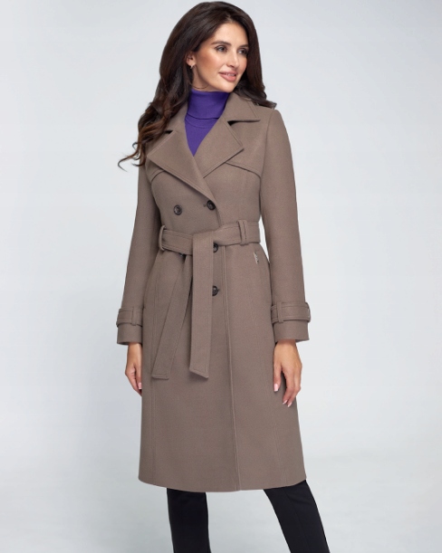 Płaszcz jesień-zima Zartex Alexa Natural 34 • Cena, Opinie