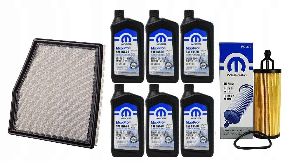 MOPAR 0W20 6L+ FILTRY CHRYSLER PACIFICA 3,6 17-21