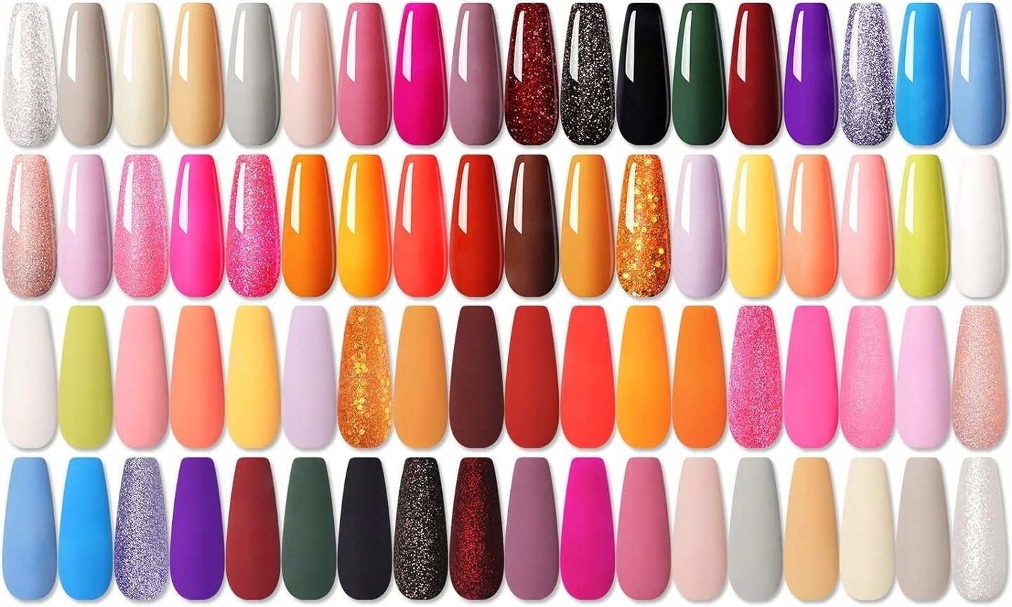 ZESTAW 36 PUDER PROSZEK DIP SYSTEM DO PAZNOKCI KOLOROWY NICOLE DIARY