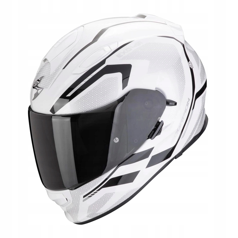 Motocyklová prilba Scorpion Exo 491 Kripta White/black biela čierna Darčeky