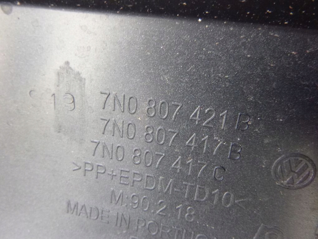 VOLKSWAGEN VW SHARAN II 7N 2010- bumper rear