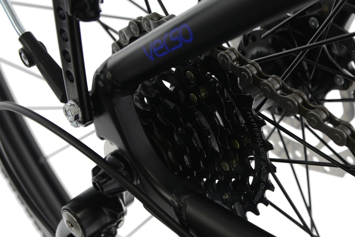 Rower Kands 28 Verso v1 D17 czar-nie r23 NOWOŚĆ !! Liczba biegów 21