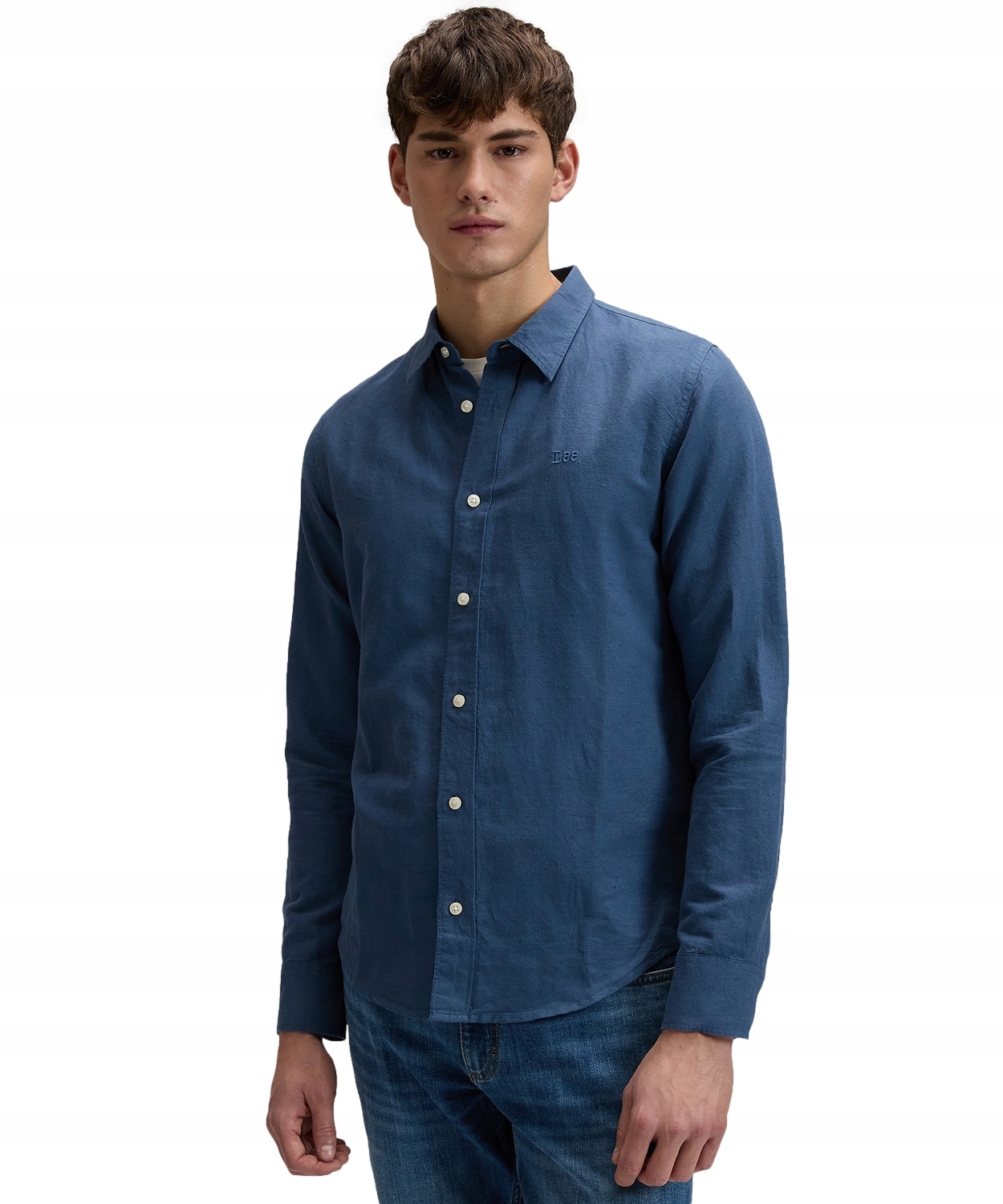Košile Lee Shirt 112376544 Academy Blue M