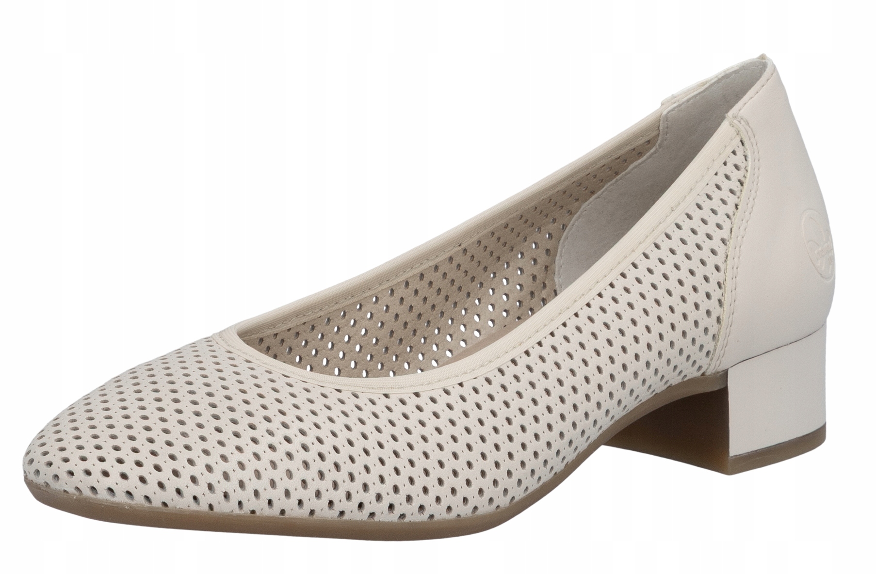 Rieker 43459-60 vel.40 béžové kožené lodičky Tuhost H