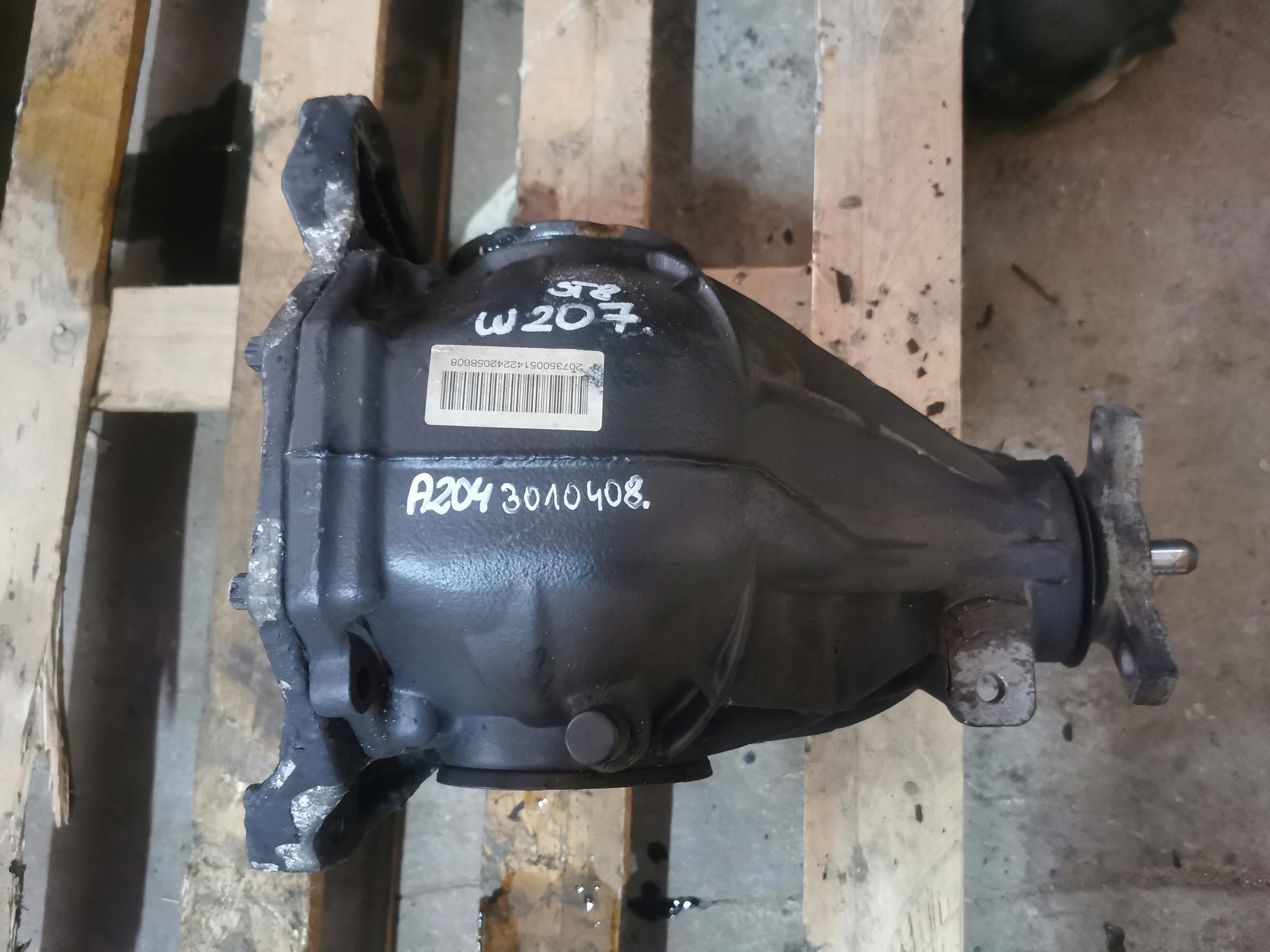 differential diff rear part MERCEDES C-KLASA W204 2.2 CDI 2073500514